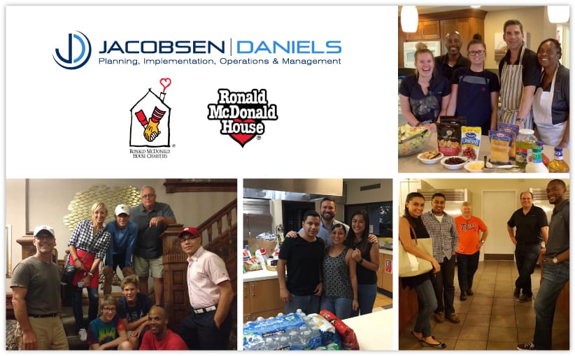 J|D Staff Volunteers at Ronald McDonald Houses Nationwide