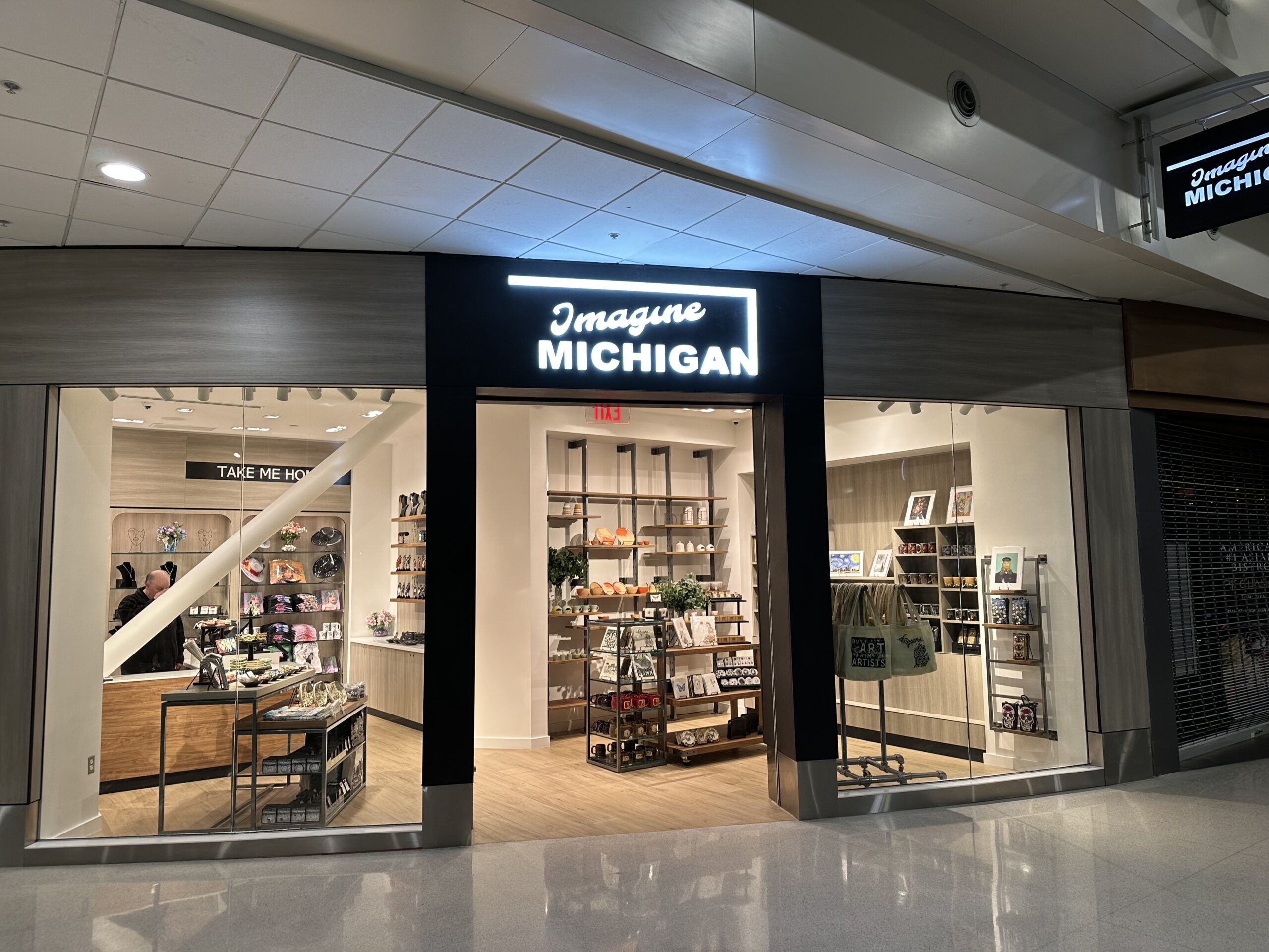 Detroit Metropolitan Wayne County Airport Shopping, Imagine Michigan